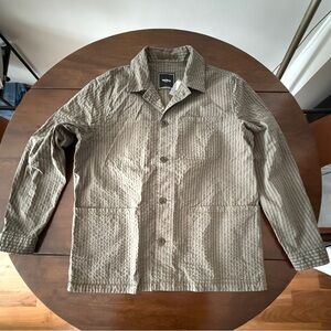 NWT - Todd Snyder Olive Seersucker Chore Coat (Large)